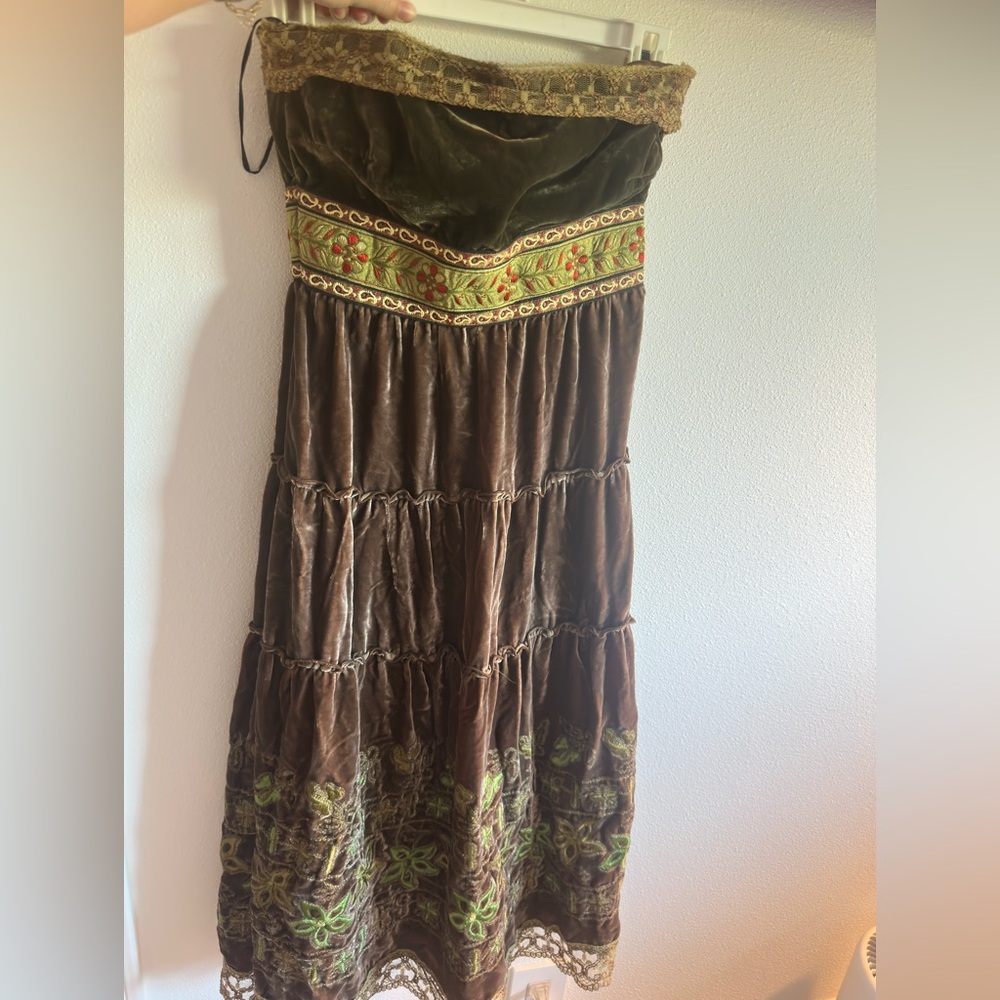 Cynthia Steffens Vintage Velvet Dress